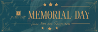 Elegant Memorial Day Twitter header (cover) Image Preview
