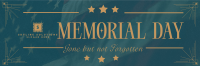 Elegant Memorial Day Twitter Header Image Preview