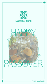 Passover Seder Plate Facebook Story Design