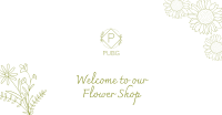 Minimalist Flower Shop Facebook Ad Design