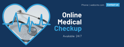 Online Medical Checkup Facebook cover Image Preview