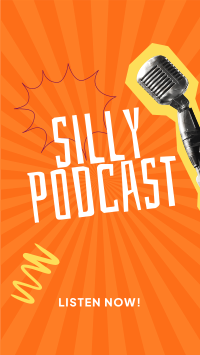 Silly Podcast Instagram Story Design