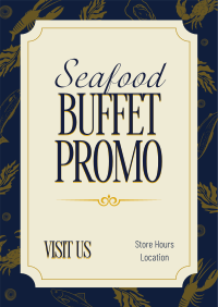 Luxury Seafood Poster Image Preview