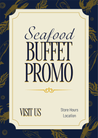 Luxury Seafood Poster Preview