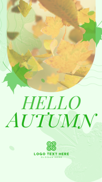 Autumn Greeting TikTok Video Design