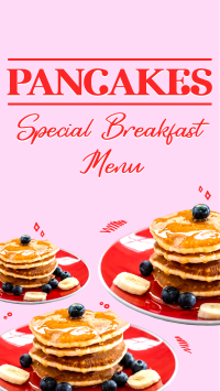 Pancakes For Breakfast Instagram reel Image Preview