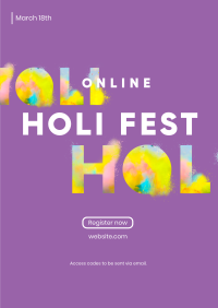 Holi Fest Poster Image Preview