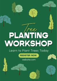 Tree Planting Workshop Flyer Design