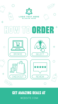 Simple Ordering Guide TikTok Video Design