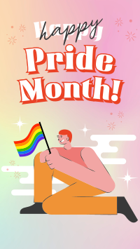 Modern Pride Month Celebration TikTok video Image Preview