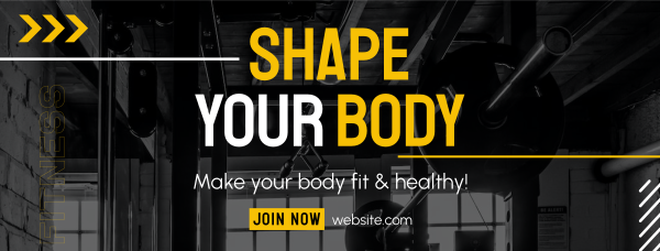 Shape Your Body Facebook Cover Design Image Preview