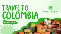 Travel to Colombia Paper Cutouts Video Preview