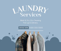 Dry Cleaning Service Facebook Post Design
