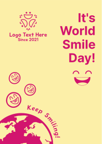 World Smile Day Smileys Flyer Design