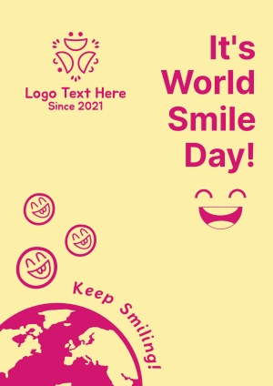 World Smile Day Smileys Flyer Image Preview