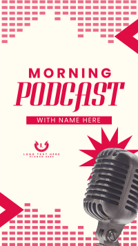 Morning Podcast Stream Instagram Story Design