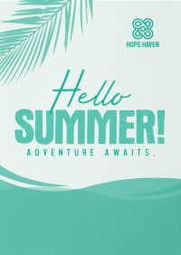 Organic Summer Greeting Flyer Image Preview