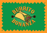 Burrito Bonanza Postcard Image Preview