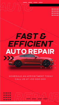 Modern Auto Repair Shop Instagram Reel Preview