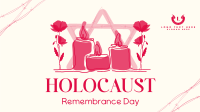 Holocaust Memorial Facebook Event Cover Design