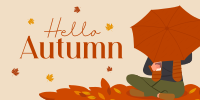 Hello Autumn Greetings Twitter post Image Preview