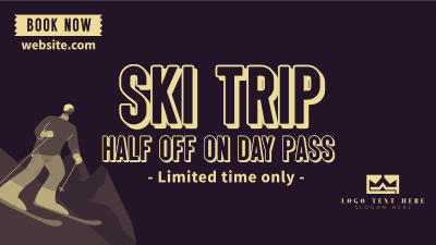 Let's Go Skiing! Facebook event cover Image Preview