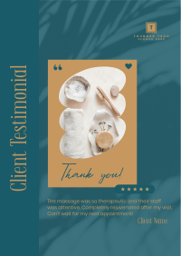 Beauty Spa Testimonial Poster Image Preview