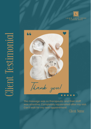 Beauty Spa Testimonial Poster Image Preview