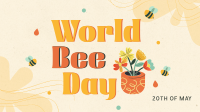 Happy Bee Day Animation Image Preview