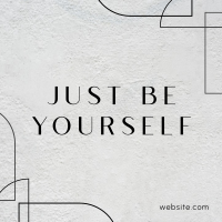 Be Yourself Instagram Post Design