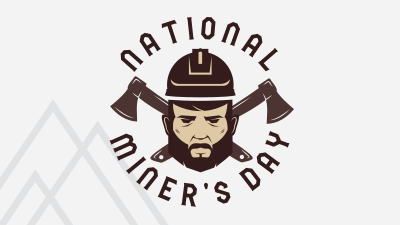 National Miner's Day Facebook event cover Image Preview