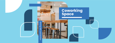 Coworking Curve and Point Facebook cover Image Preview