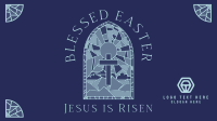 Easter Stained Glass Animation Image Preview