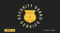 Top Badged Security Facebook Event Cover Design