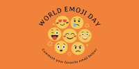 Fun Emoji Day Twitter Post Design