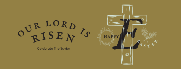Lord Is Risen Facebook Cover Design Image Preview