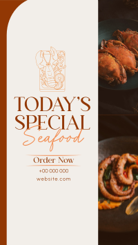 Minimal Seafood Restaurant  TikTok Video Image Preview