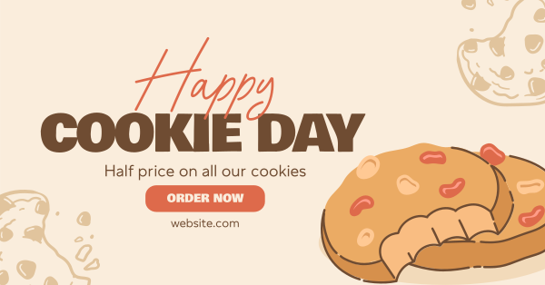 Cookies with Nuts Facebook Ad Design