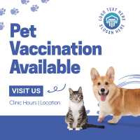 Pet Vaccination Instagram Post Design