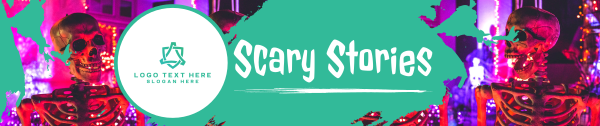 Scary Podcast SoundCloud Banner Design Image Preview