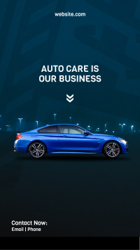 Blue Car Auto Instagram Story Design
