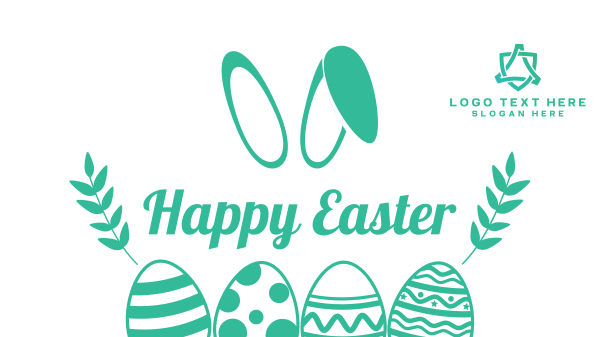 Easter Bunny Ears Facebook Event Cover Design Image Preview