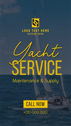 Yacht Maintenance Service Instagram story Image Preview