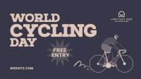 World Bicycle Day Facebook Event Cover Design