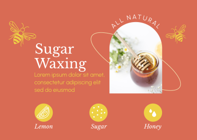 Sugar Waxing Salon Postcard Image Preview
