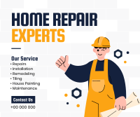 Home Repair Experts Facebook Post Design