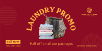 Laundry Delivery Promo Twitter post Image Preview