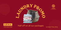 Laundry Delivery Promo Twitter Post Image Preview