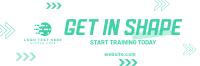 Fitness Training Twitter Header Preview
