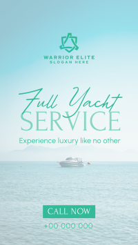 Serene Yacht Services Instagram Story Design